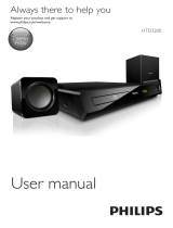 Philips HTD 3200 User manual
