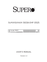 Supero 5015A-EHF-D525 User manual