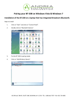 Andrea Electronics BT-201 User manual