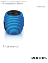 Philips SBA3010BLU/00 User manual