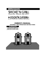 Brinkmann Charcoal Smoker Owner's manual
