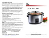 Maximatic ELITE GOURMET MST-800V User manual