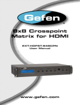 Gefen 8x8 Crosspoint Matrix for HDMI User manual