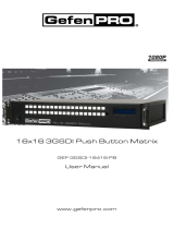 Gefen GEF-3GSDI-16416-PB User manual