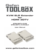 Gefen GTB-3DTV-KVM User manual