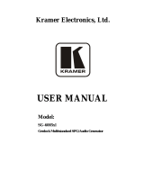 Kramer SG-6005XL User manual