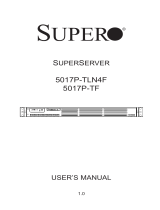 SUPER MICRO Computer SUPERSERVER 5017P-TLN4F User manual