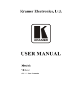 Kramer VP-14XL User manual