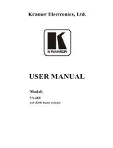 Kramer Electronics VS-48H User manual