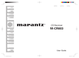 Marantz MCR603 User manual