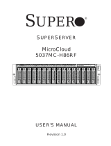 Supermicro SuperServer 5037MC-H86RF User manual