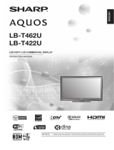 Sharp Aquos LB-T422U User manual
