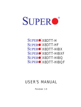 Supermicro X8DTT-HIBQF User manual