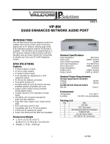 Valcom Audio Port Specification
