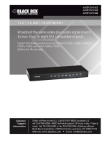 Black Box AVSP-DVI1X2 User manual