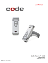 Code Corporation CR2600 Palm User manual