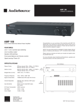 AudioSource AMP 100 Owner's manual
