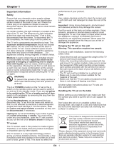 Thomson 26HS4246CW Owner's manual