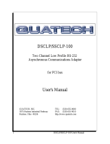 Quatech DSCLP/SSCLP-100 User manual