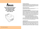 Argox OS-2140 User manual