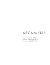 Arcam C31 User manual