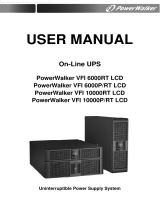 BlueWalker PowerWalker VFI 6000P/RT LCD User manual