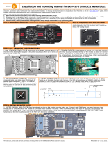 EK Water Blocks EK-FC670 GTX DCII User manual