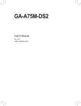 Gigabyte GA-A75M-DS2 (rev. 2.0) Owner's manual