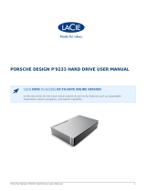 LaCie P'9233 2TB User manual