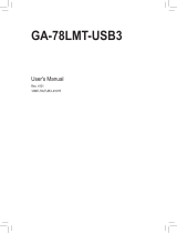 Gigabyte GA-78LMT-USB3 (rev. 4.1) User manual
