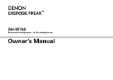 Denon AH-W200 Owner's manual
