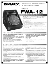Nady Audio FWA12 User manual