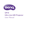 BenQ GP10 User manual