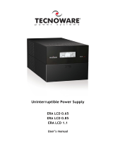 Tecnoware UPS ERA LCD 0.65 User manual