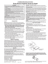 Draper Envoy Operating instructions