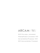 Arcam AV9 User manual