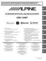 Alpine CDE-135BT Owner's manual