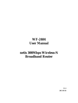 Netis System WF-2404 User manual