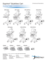 Ergotron StyleView Laptop Cart, SLA User manual