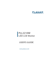 Planar Systems PLL2210W User manual