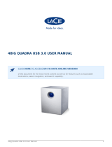 LaCie 12TB 4big Quadra USB3.0 User manual