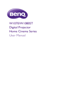 BenQ W1250 User manual