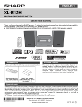 Sharp XL-E12H User manual