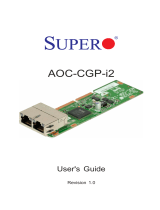 Supero AOC-CGP-I2 User manual