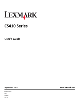 Lexmark CS410 series User manual