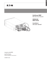 Eaton HotSwap MBP Series User manual