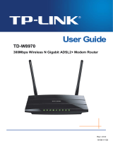 TP-LINK TD-W8970 User manual