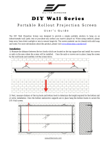 Elite Screens DIY Wall Series User manual