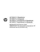 HP ENVY Ultrabook 4-1100 User manual