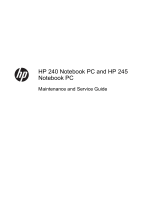 HP 245 G1 Notebook PC User guide